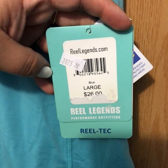 Reel legends reel-tec top size large blue - Picture 4 of 7